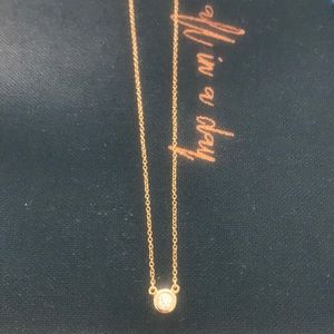 Tiffany DBY 18k gold .14 carat weight